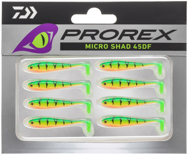 Daiwa Prorex Micro Shad 45DF, 8 pcs!