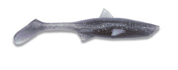 Shark Shad Lures Baby Shark 10 cm (8 Pcs) - Ash