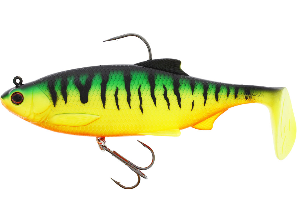 Westin Ricky the Roach Shadtail Rigged 'N Ready 14cm - Firetiger