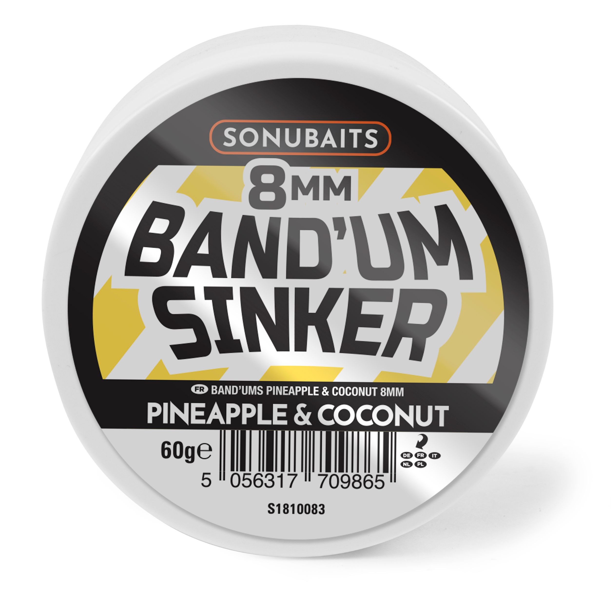 Sonubaits Band'um Sinker Whitefish Boilies 8mm - Pineapple & Coconut