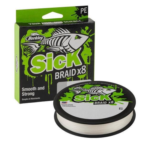 Berkley Sick Braid White Braided Line (300m)