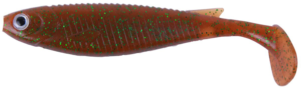 Ultimate Paddle Tail Roach 10cm, 5pcs - Brownshine