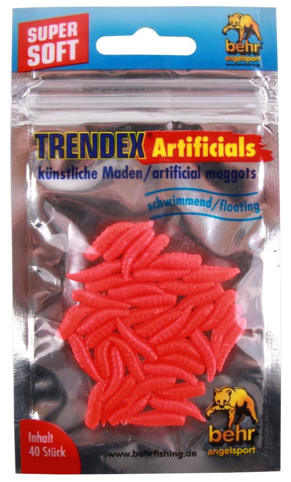 Behr Trendex Imitation Maggots - Fluo Red