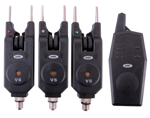 Sonik Rod Pod Set Complete - NGT Wireless bite alarm set 3+1