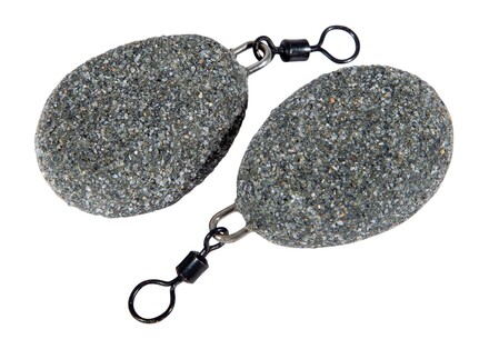 Ultimate Flat Pear Swivel Silt Carp Lead (2 pieces)