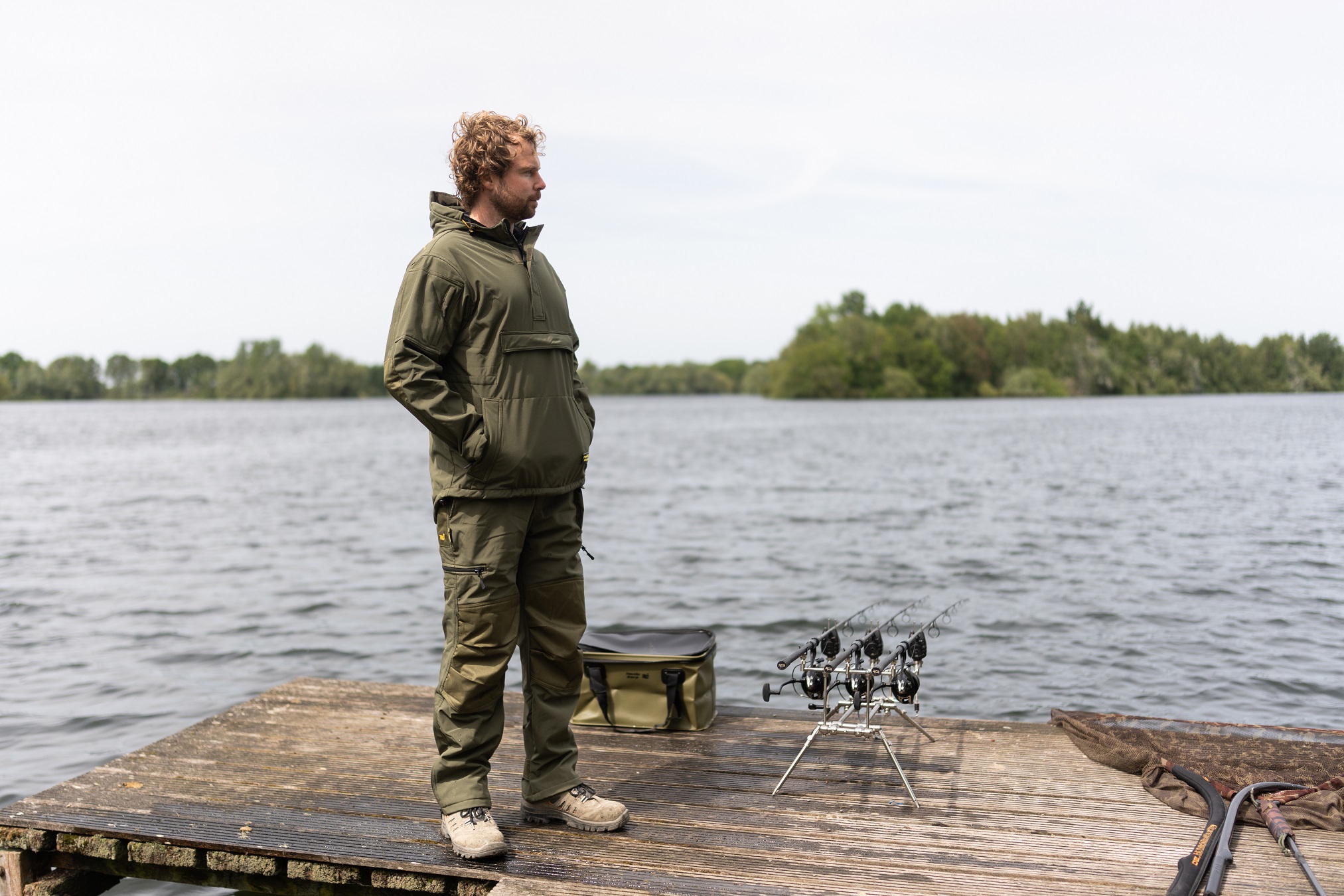 Fishing Jacket Tactic Carp Anorak Softshell Katlov Edition