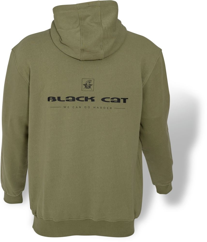 Black Cat Hoodie Khaki Fishing Jersey