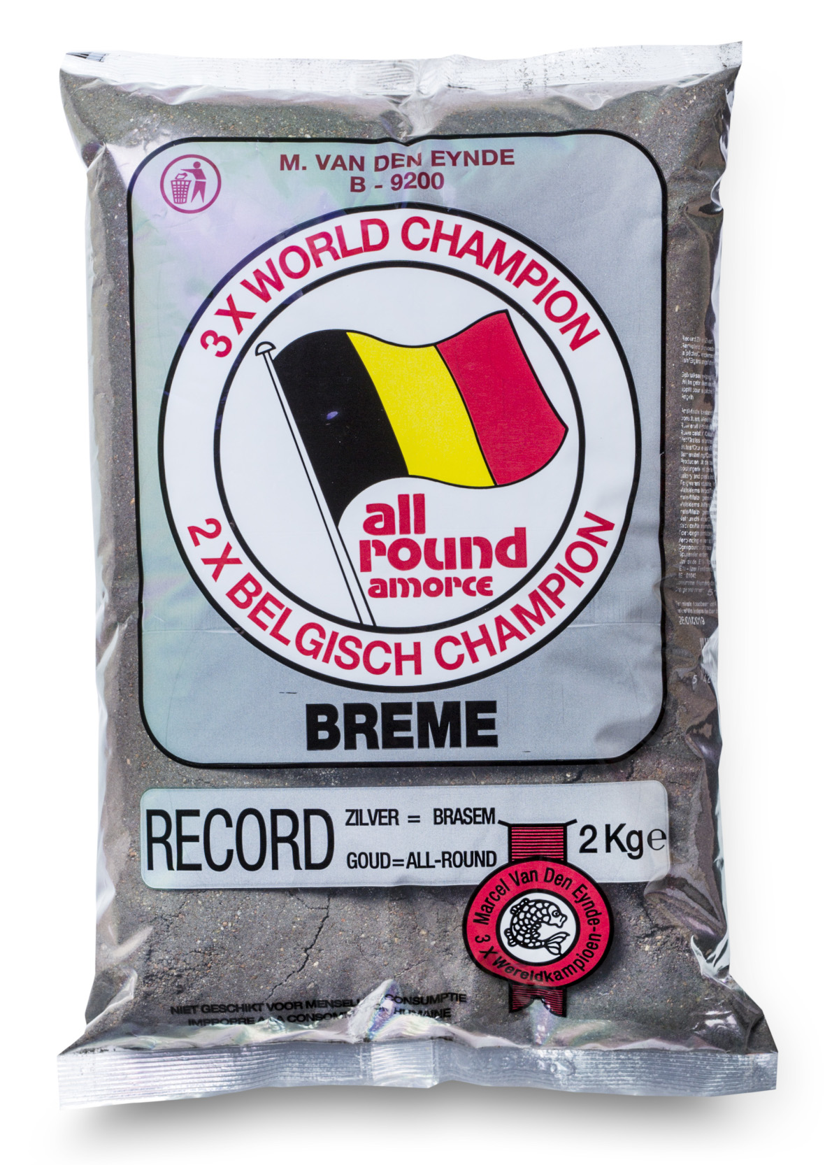 Marcel Van Den Eynde Record Silver Breme Groundbait (2kg)