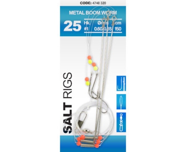 Spro Salt Rig 25 Metal Boom Worm