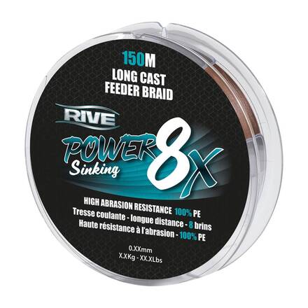 Rive Power 8X Sinking Braid 150m Braided Line