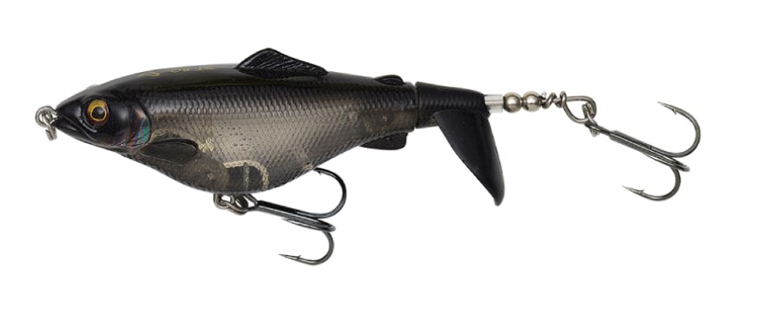 Savage Gear 3D Fat Smashtail Surface Lure 8cm (12g) - Black Ghost