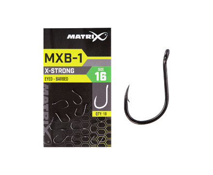 Matrix MXB-1 Barbed  Eyed Black Nickel (10pc)