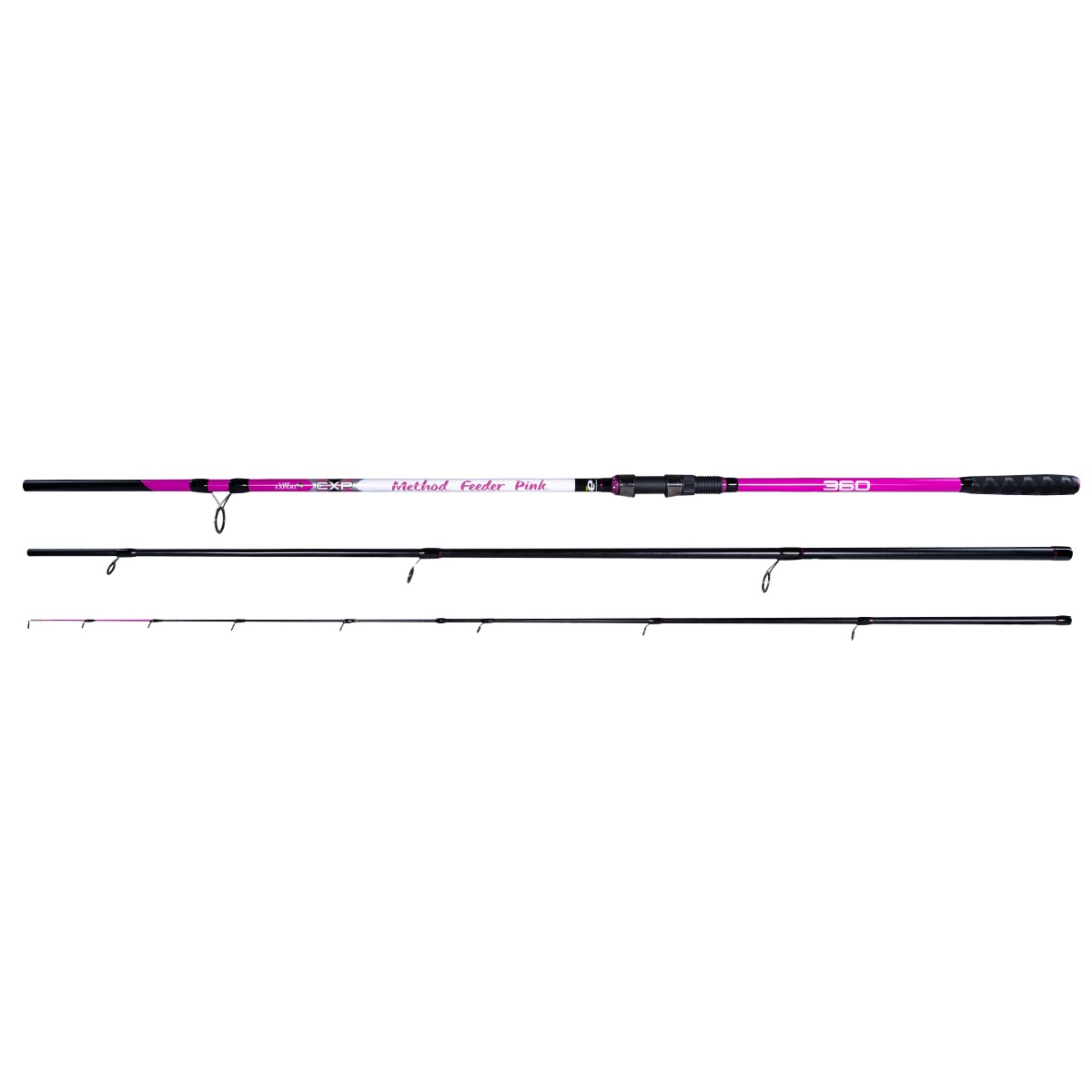 Energo Carp Expert Pink Method Feeder Rod 3.60m (100-150g) (3-parts) - Energo Carp Expert Method Feeder