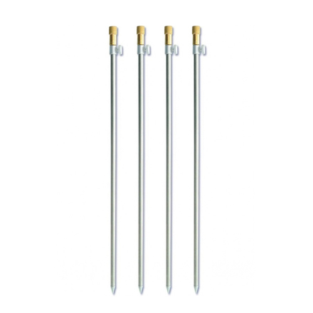 Zebco Bank Stick RVS 60-100cm, 4 pieces!