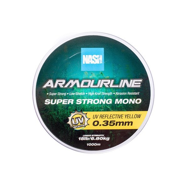 Nash TT Baseline Mono UV Yellow Nylon Line (1000m)