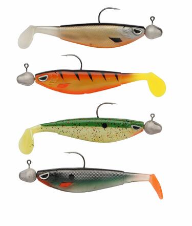 Berkley Sick Flanker Pre-Rigged Bismuth Shad 10cm (4 pieces)