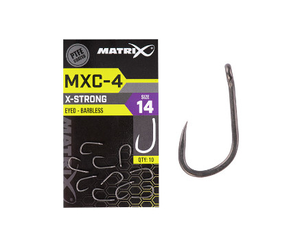 Matrix MXC-4  Barbless Eyed Coarse Hooks (10pc)