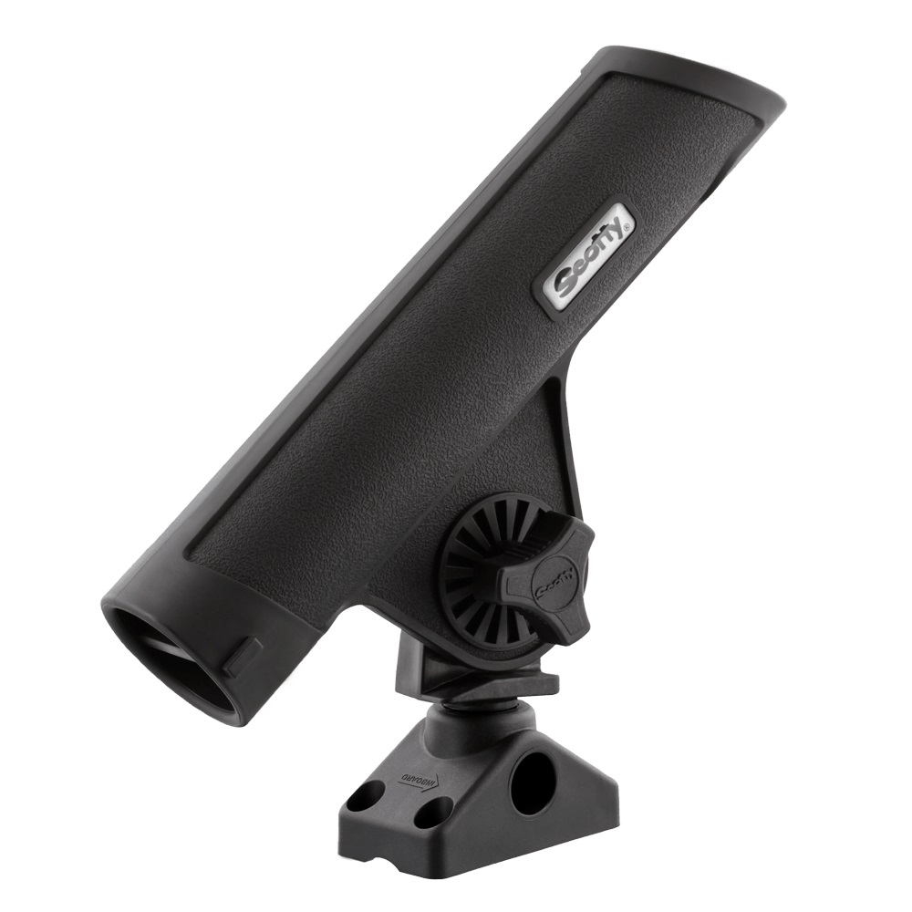 Scotty Rodmaster II Rod Holder Black W/ 0241 Side / Deck Mount