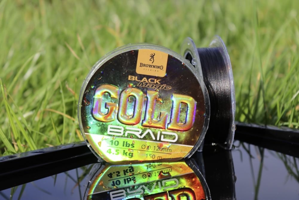 Browning Black Magic Gold Braid Feeder Line 150m