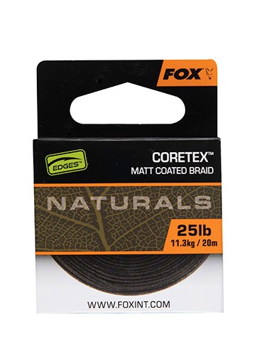 Fox Edges Naturals Coretex Hooklink Rig Material (20m)