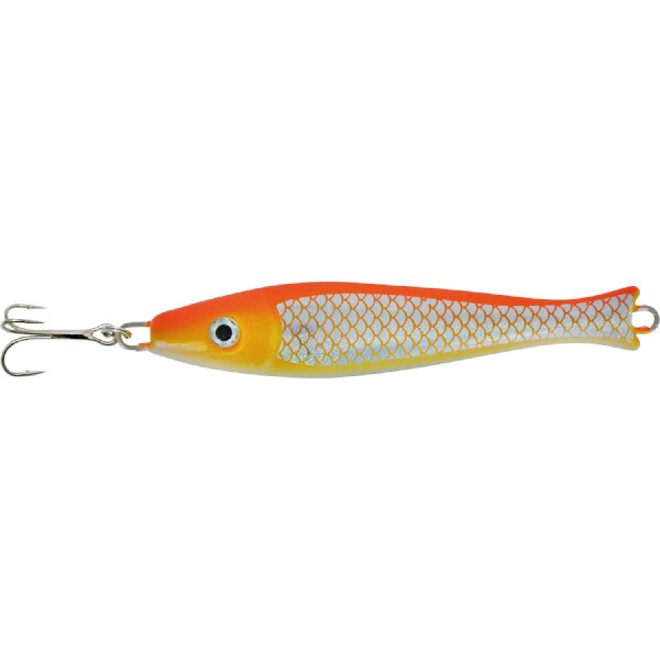 Zebco Lead Free Ruby Head Pirk - Orange / Silver