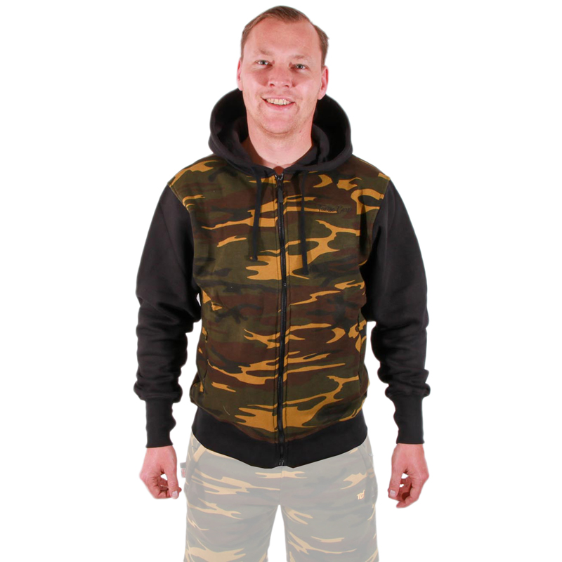 Tactic Carp Hoody Camo with Zip