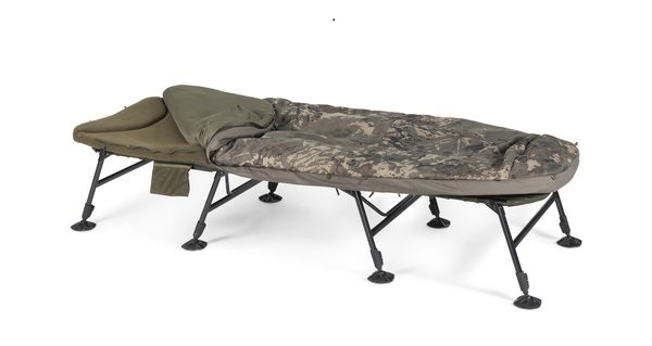 Nash Indulgence HD40 Sleep System 8 Legs Camo Wide (Stretcher + Duvet)