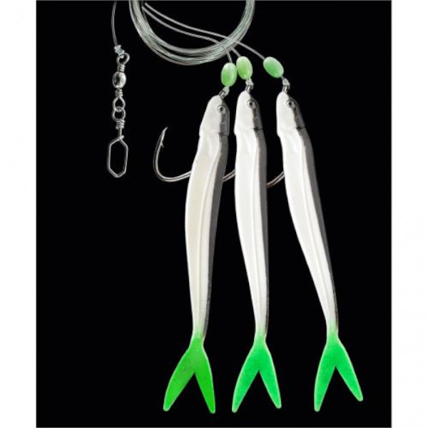 Jenzi Norway Rigs 3-Arm DS (multiple options) - White / Green