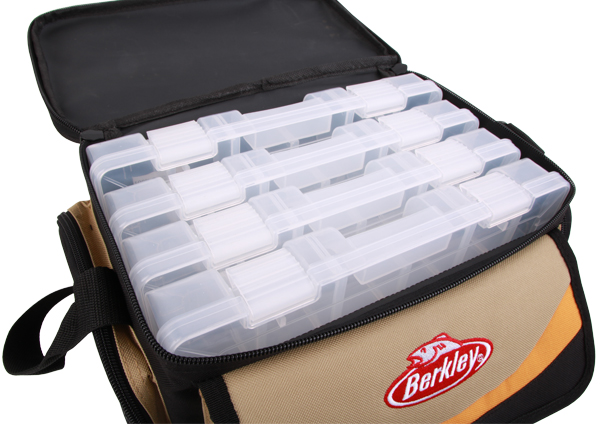 Berkley 4-Box Storer + 4 Tackle Boxes