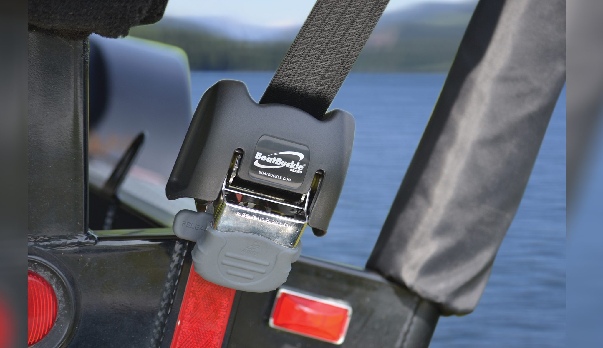 Boatbuckle SS Retractable Transom Tie-Down Boot (2 pieces)