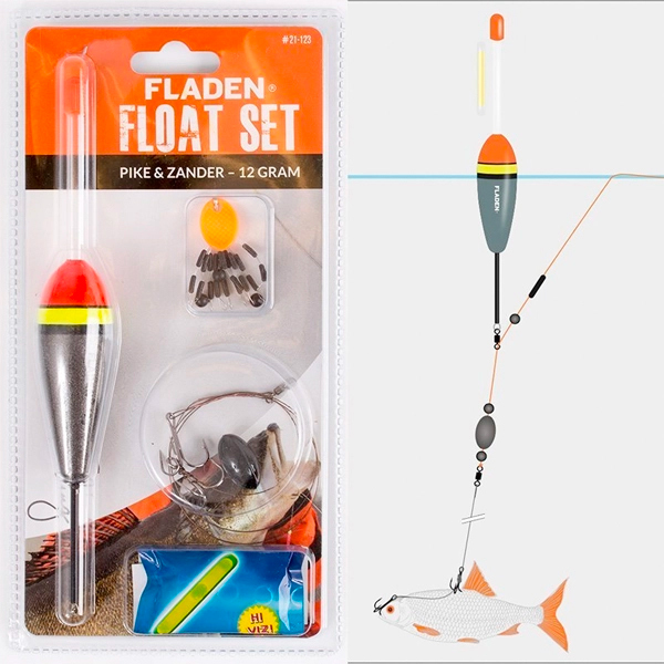 Ultimate Complete Predator Spin & Jig Set - Fladen Pike/Zander Float Set