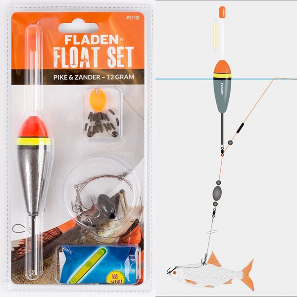 Fladen Deadbait Float-set Pike/Zander