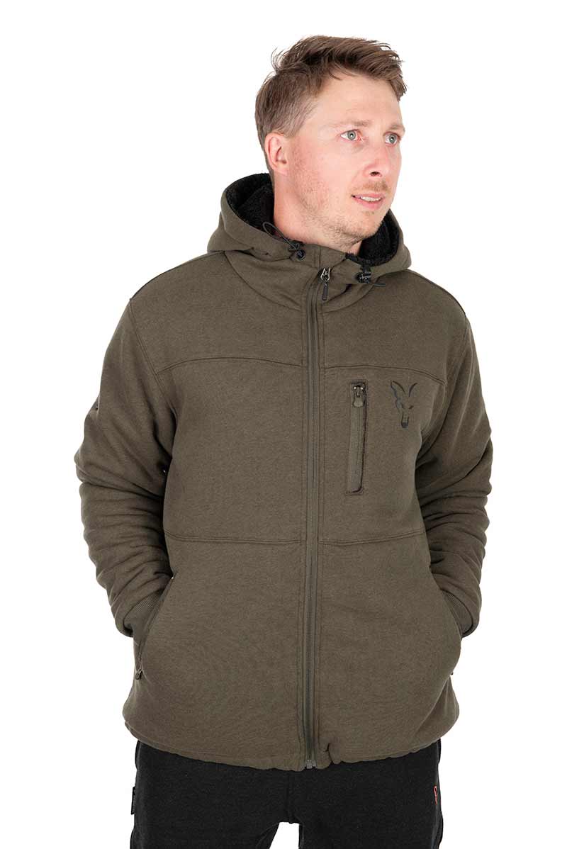 Fox Collection Sherpa Jacket Green/Black