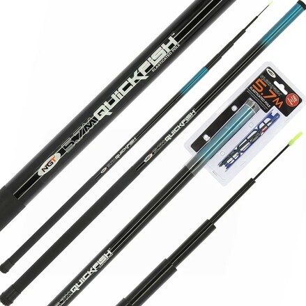 NGT Quickfish Combo Elasticated Pole Rod 5.7m (Incl. Rig & Disgorger)