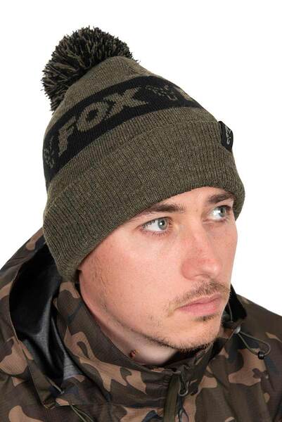 Fox Collection Bobbles Fishing Hat - Green/Black