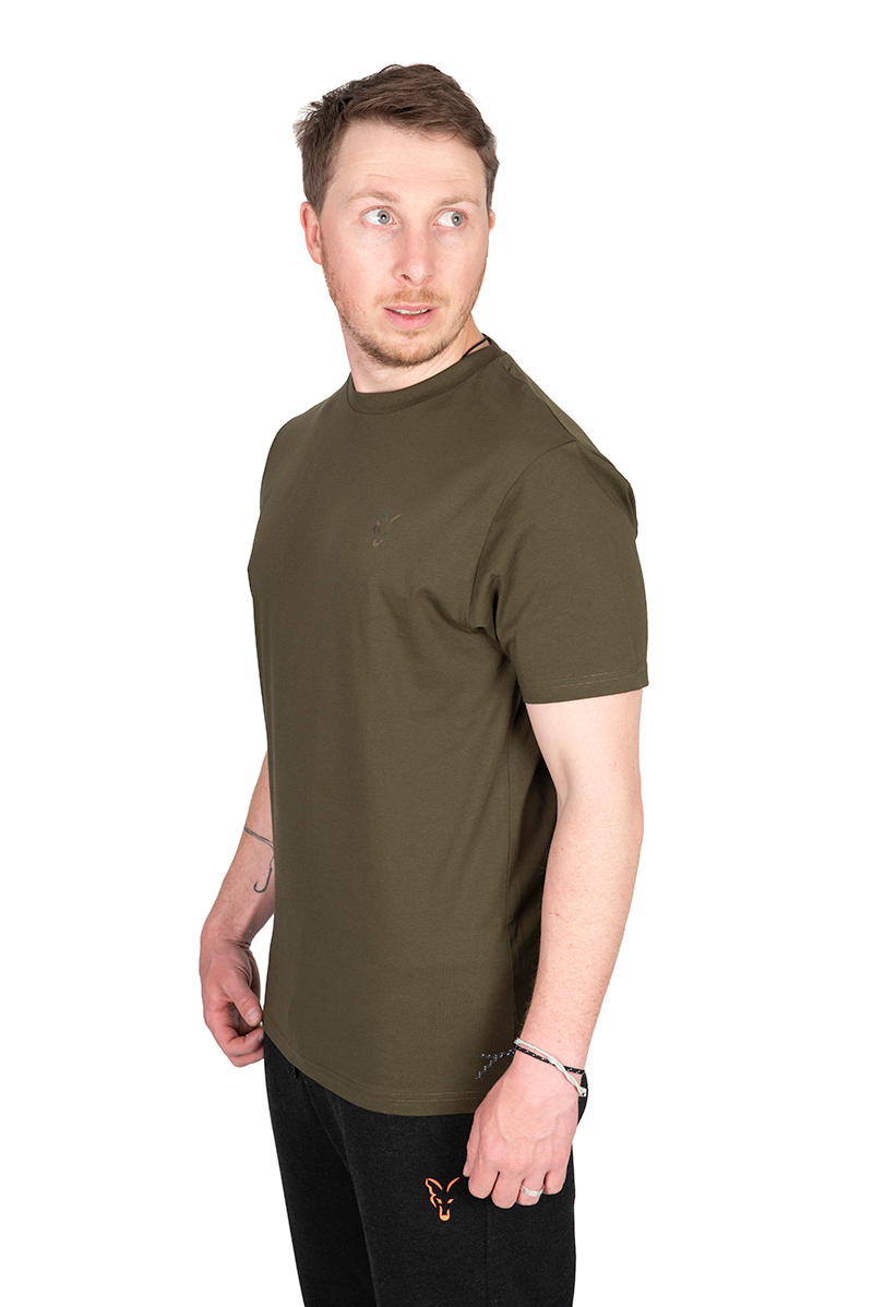 Fox Khaki Large Print T-Shirt