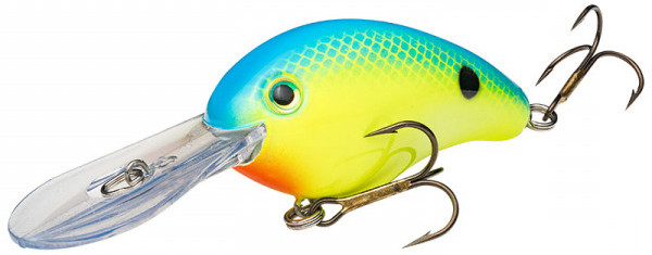 Strike King Pro-Model Series 4 11cm - Powder Blue Back Chartreuse