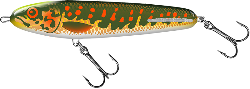 Salmo Sweeper 17cm 97gr Sinking 1m - Holographic Gold Pike