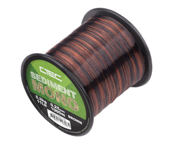 Spro C-Tec Sediment monofilament line (800m of 1000m) - Brown