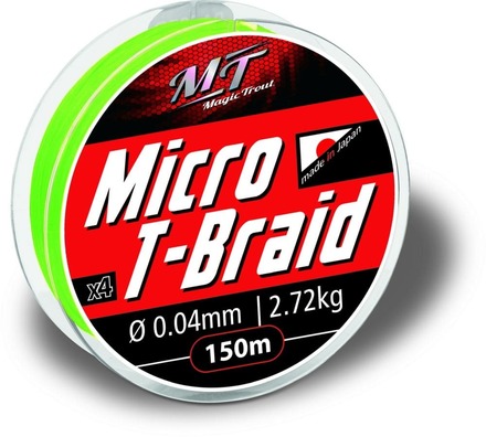 Magic Trout Micro T-Braid Braided Line 150m