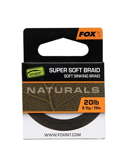 Fox Edges Naturals Soft Braid Hooklength Rig Material (20m)