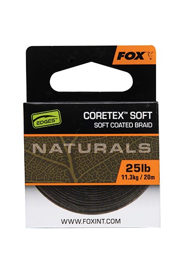 Fox Edges Naturals Coretex Soft Hooklink Rig Material (20m)