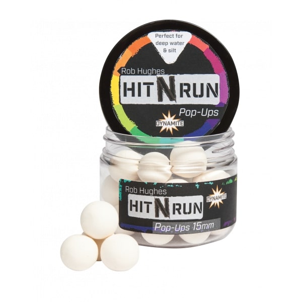 Dynamite Baits Hit N Run Pop Ups (15mm) - White