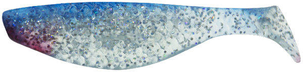 Relax Aqua, 10 pieces! - Blue / Clear-Hologram Glitter