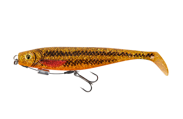 Fox Rage Pro Shad Loaded 14cm 24g - UV Goldie