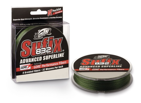 Sufix 832 Braid L.Vis Green Braided Line (250m)