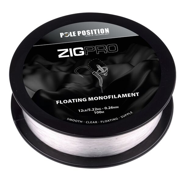 Pole Position Zig Pro Clear Nylon Fishing Line 100m