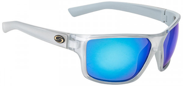 Strike King S11 Optics Sunglasses - Clinch Crystal Concrete Frame / Multi Layer White Blue MirrorMulti Layer White Blue Mirror Glasses