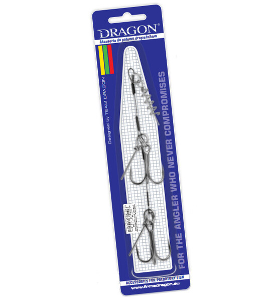 Dragon Big Shad Screw Stinger with Pins en Trebles