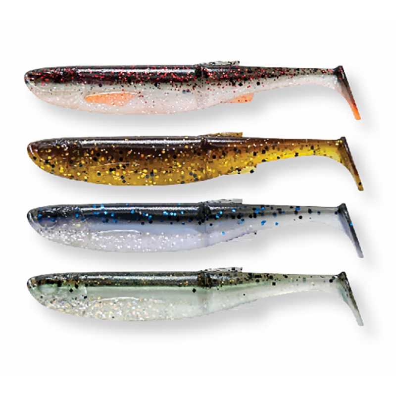 Savage Gear Craft Bleak Shad 12cm (4 pieces) - Clear Water Mix